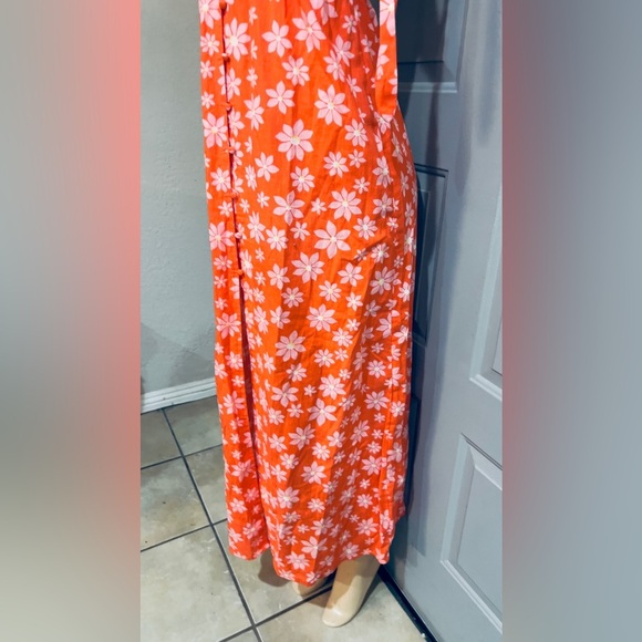 Billabong Hung Up Linen Floral Maxi Dress size Small - Picture 8 of 11